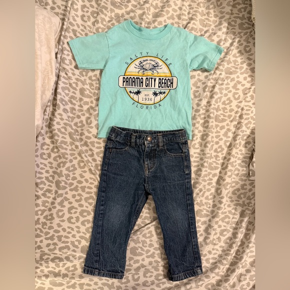 Nautica Other - Salt life too & nautical pants size 2T
